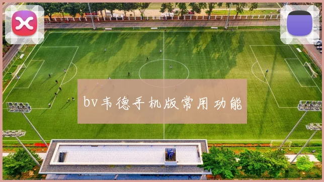 bv韦德手机版常用功能